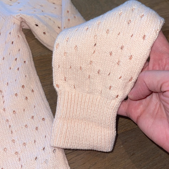 Point Sur Pointelle Sweater - S - Picture 3 of 5